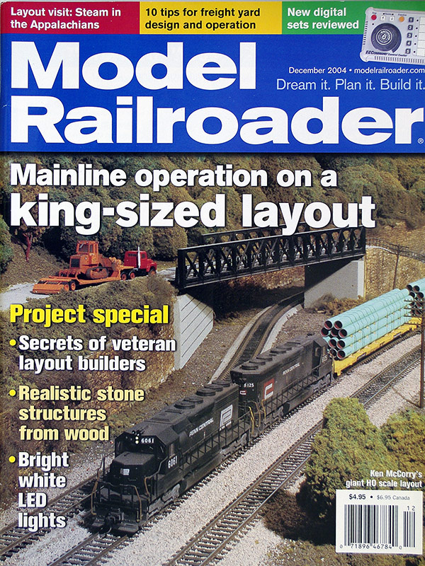  Model Railroader 12/2004 в продаже