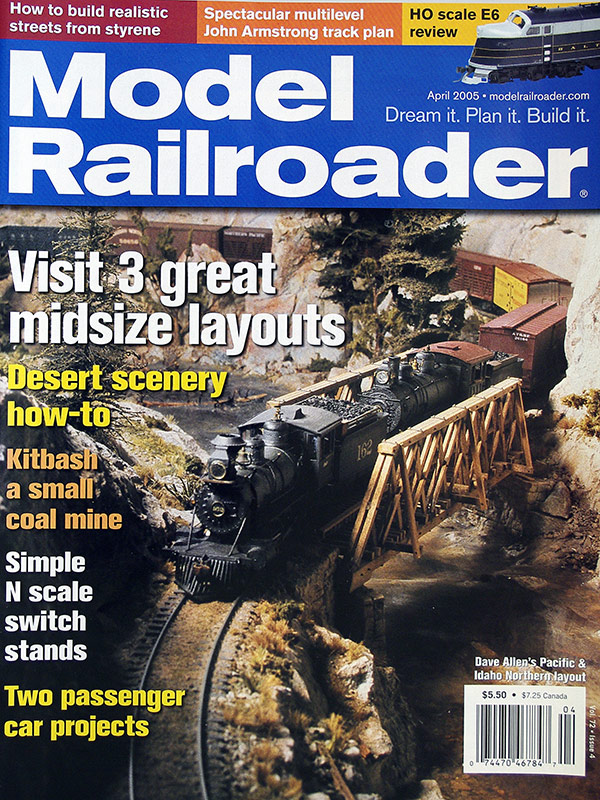  Model Railroader 4/2005 в продаже