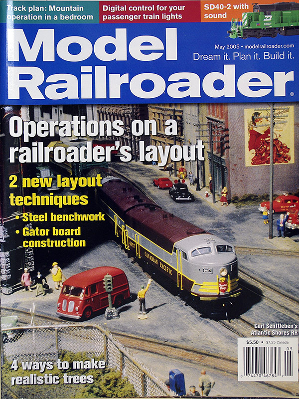  Model Railroader 5/2005 в продаже