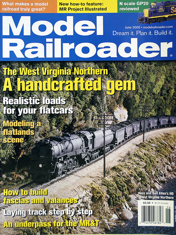  Model Railroader 6/2005 в продаже
