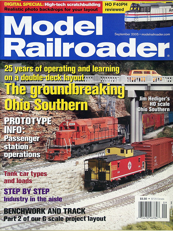  Model Railroader 9/2005 в продаже