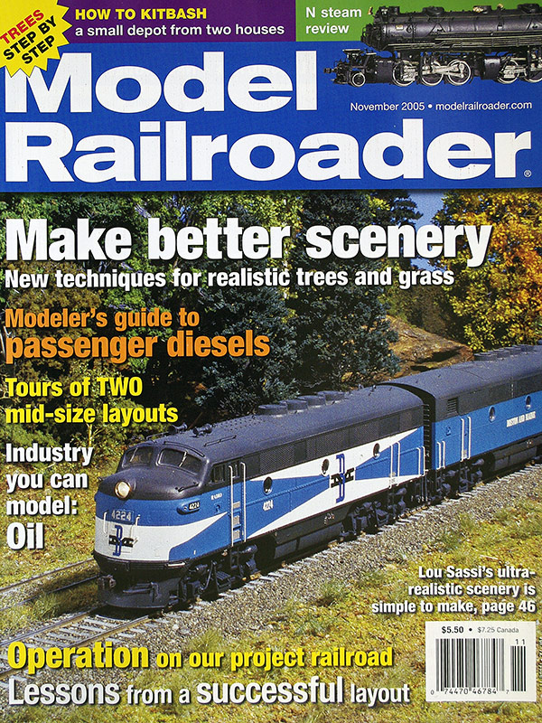  Model Railroader 11/2005 в продаже