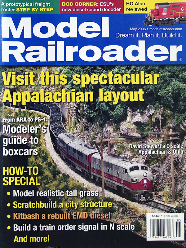  Model Railroader 5/2006 в продаже