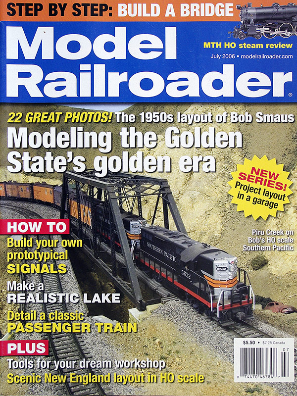  Model Railroader 7/2006 в продаже