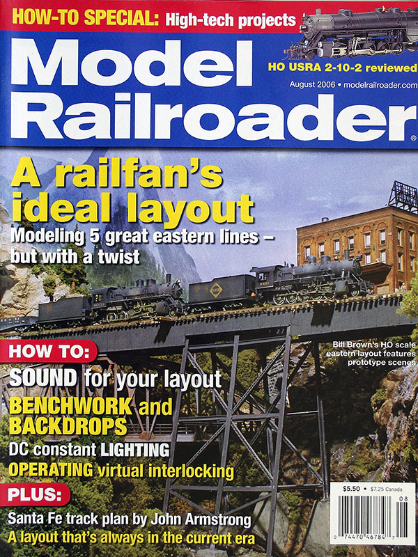 Model Railroader 8/2006 в продаже