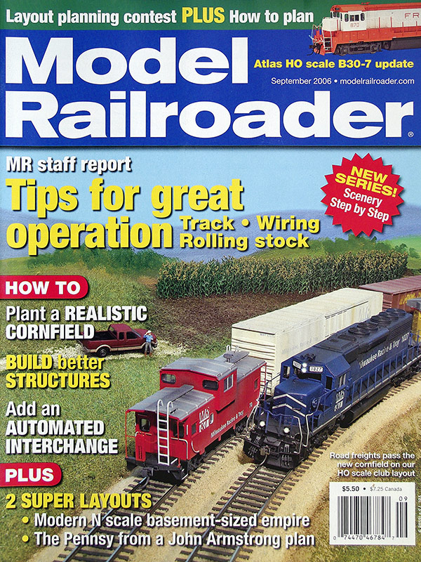 Model Railroader 9/2006 в продаже