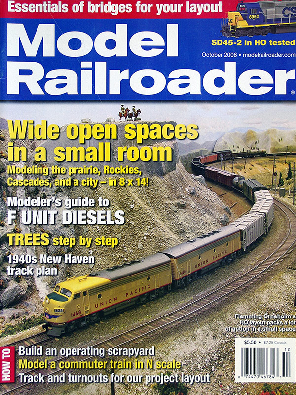  Model Railroader 10/2006 в продаже