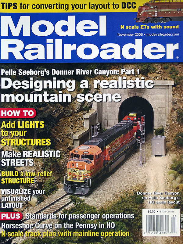  Model Railroader 11/2006 в продаже