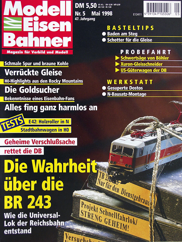  Modell EisenBahner 5/1998 в продаже