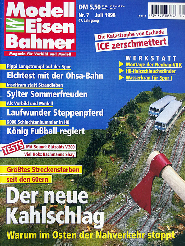  Modell EisenBahner 7/1998 в продаже