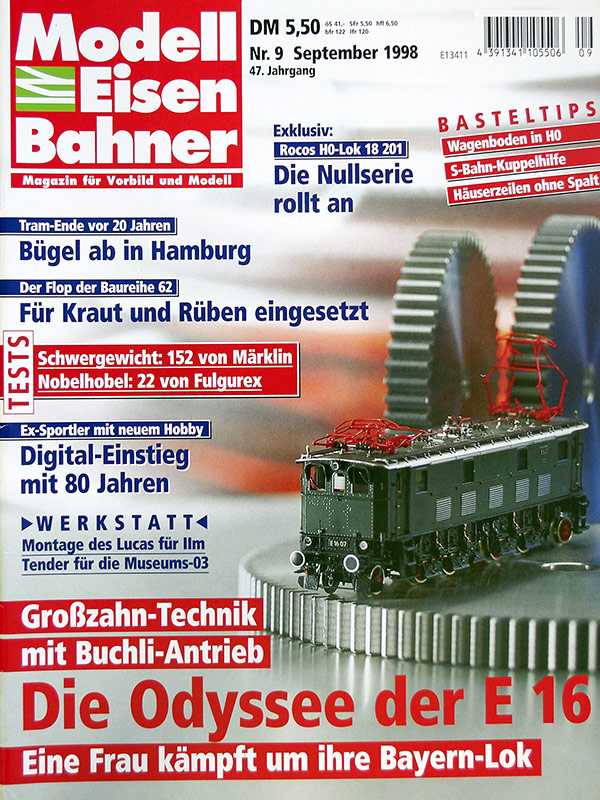  Modell EisenBahner 9/1998 в продаже