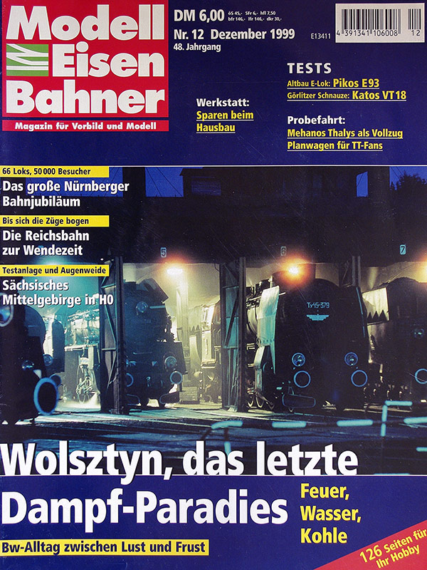  Modell EisenBahner 12/1999 в продаже