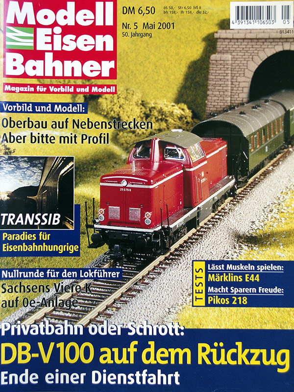  Modell EisenBahner 5/2001 в продаже