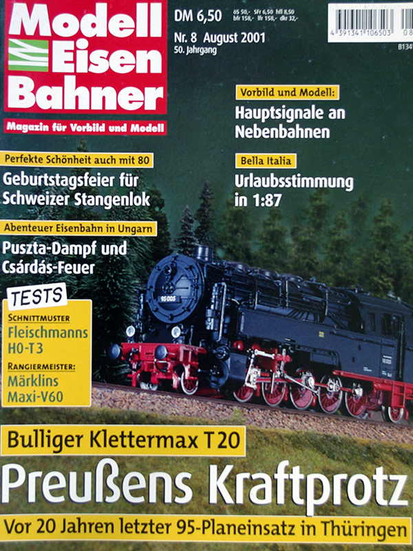  Modell EisenBahner 8/2001 в продаже