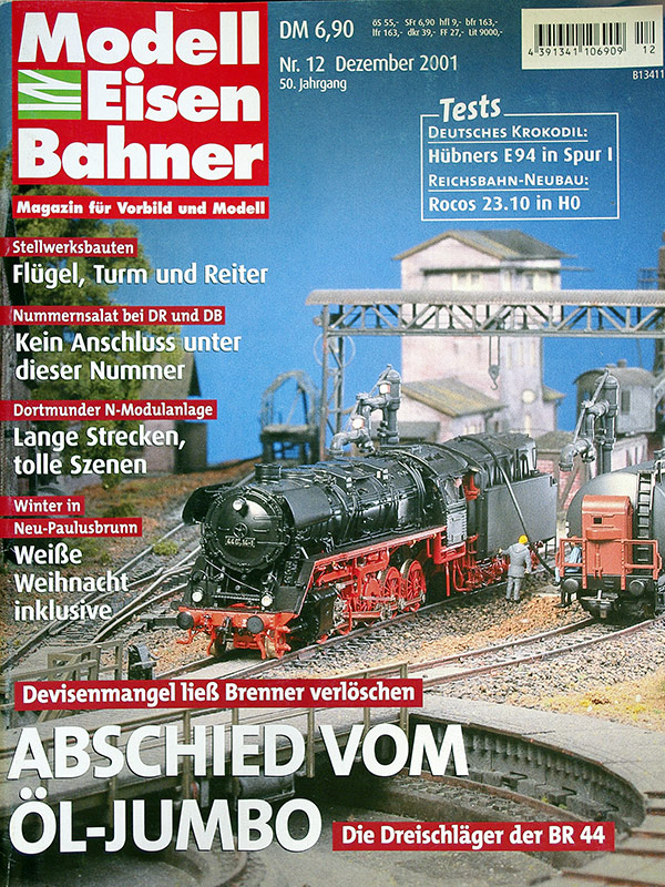  Modell EisenBahner 12/2001 в продаже