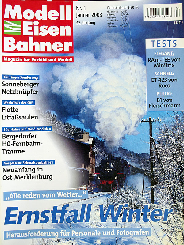  Modell EisenBahner 1/2003 в продаже