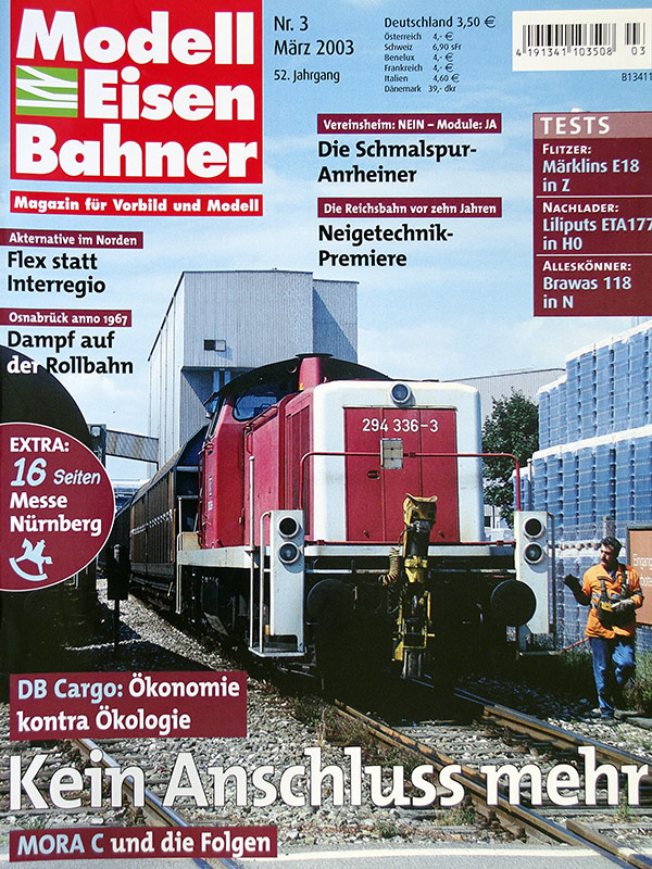  Modell EisenBahner 3/2003 в продаже