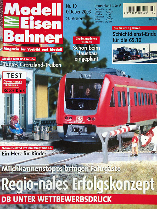  Modell EisenBahner 10/2003 в продаже