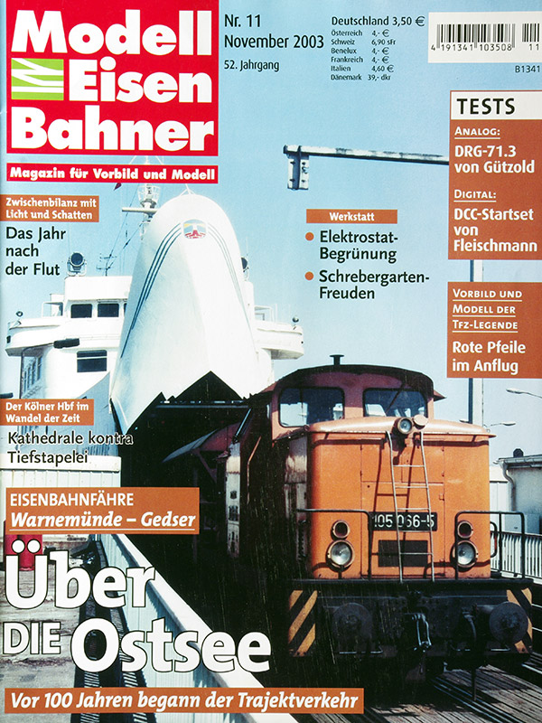  Modell EisenBahner 11/2003 в продаже