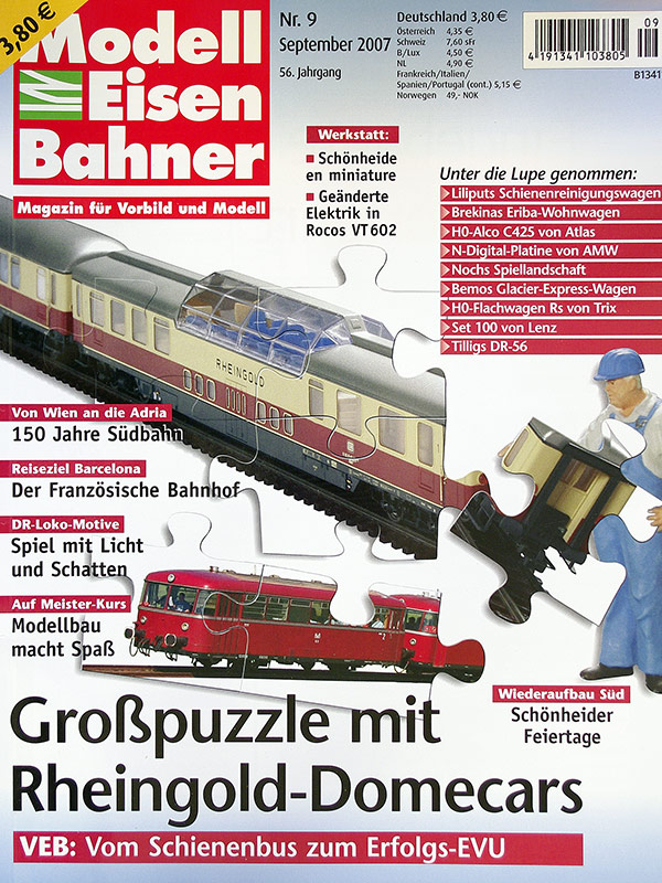  Modell EisenBahner 9/2007 в продаже