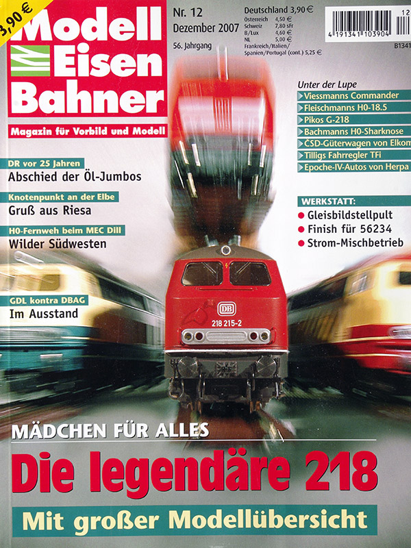  Modell EisenBahner 12/2007 в продаже