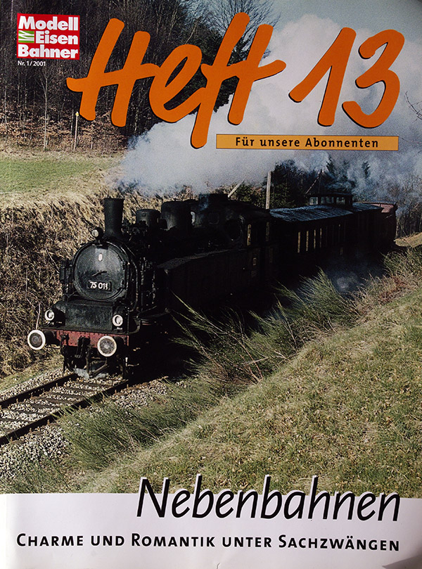  ModellEisenBahner Heft 13 1/2001 в продаже