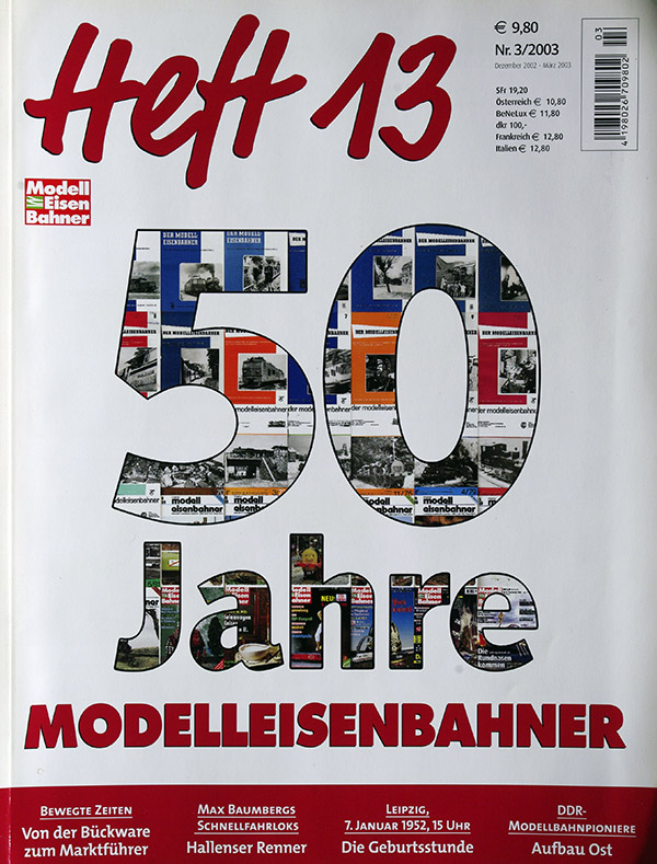  ModellEisenBahner Heft 13 3/2003 в продаже
