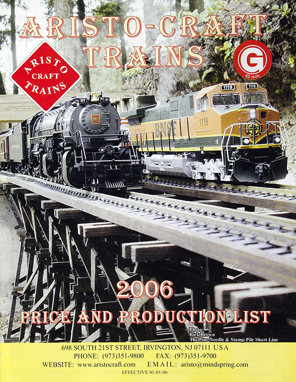  ARISTO-CRAFT TRAINS 2006 в продаже
