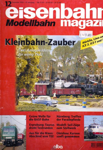  Eisenbahn Magazin 12/1999 в продаже