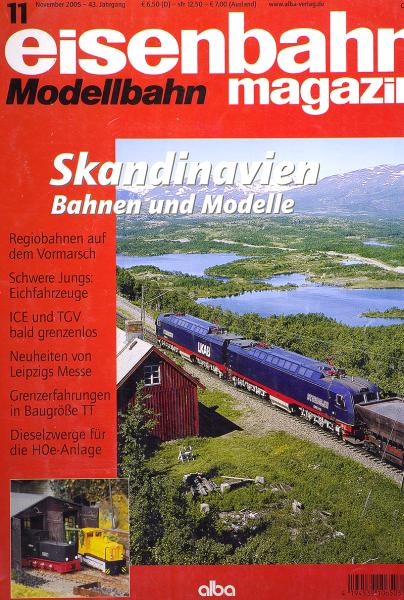  Eisenbahn Magazin 11/2005 в продаже