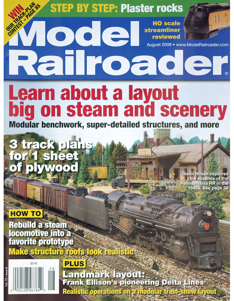 Model Railroader 8/2008