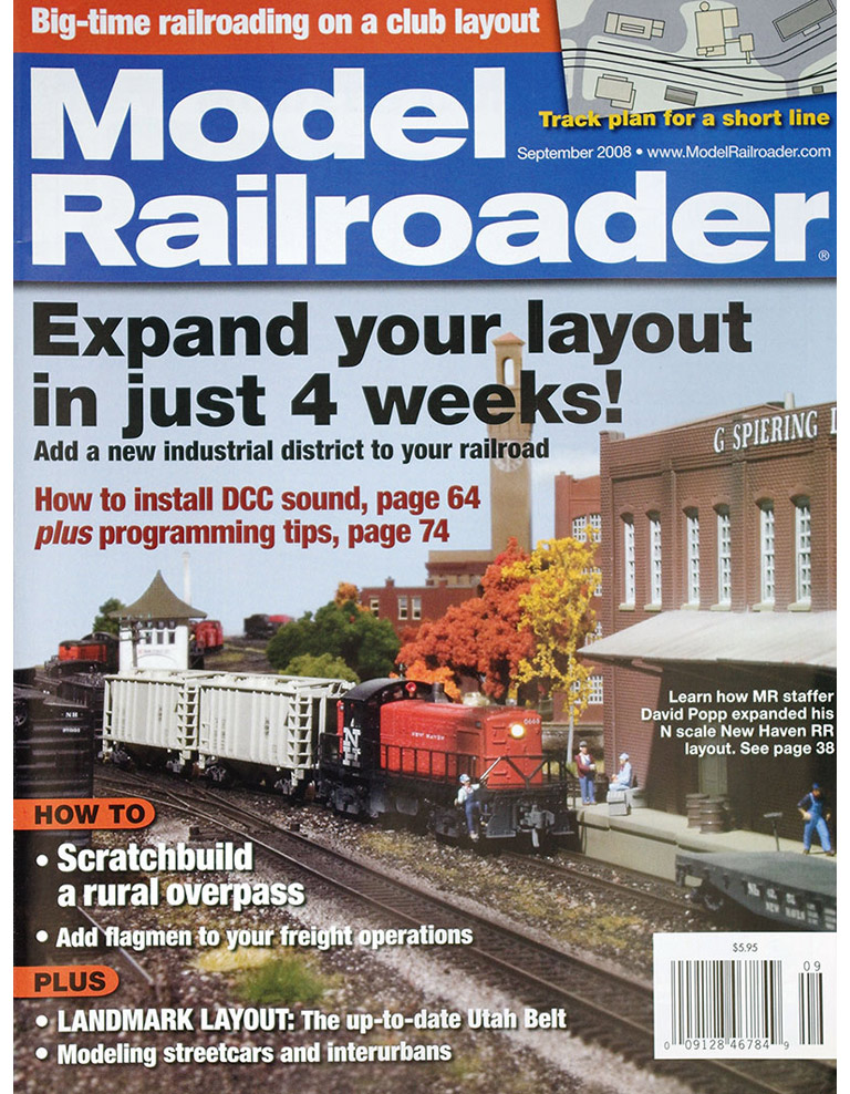 Model Railroader 9/2008