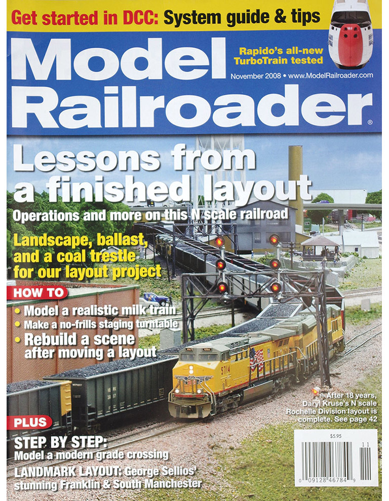  Model Railroader 11/2008 в продаже