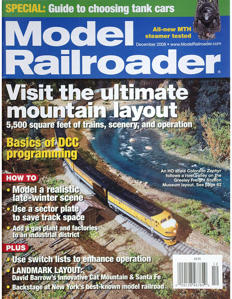 Model Railroader 12/2008