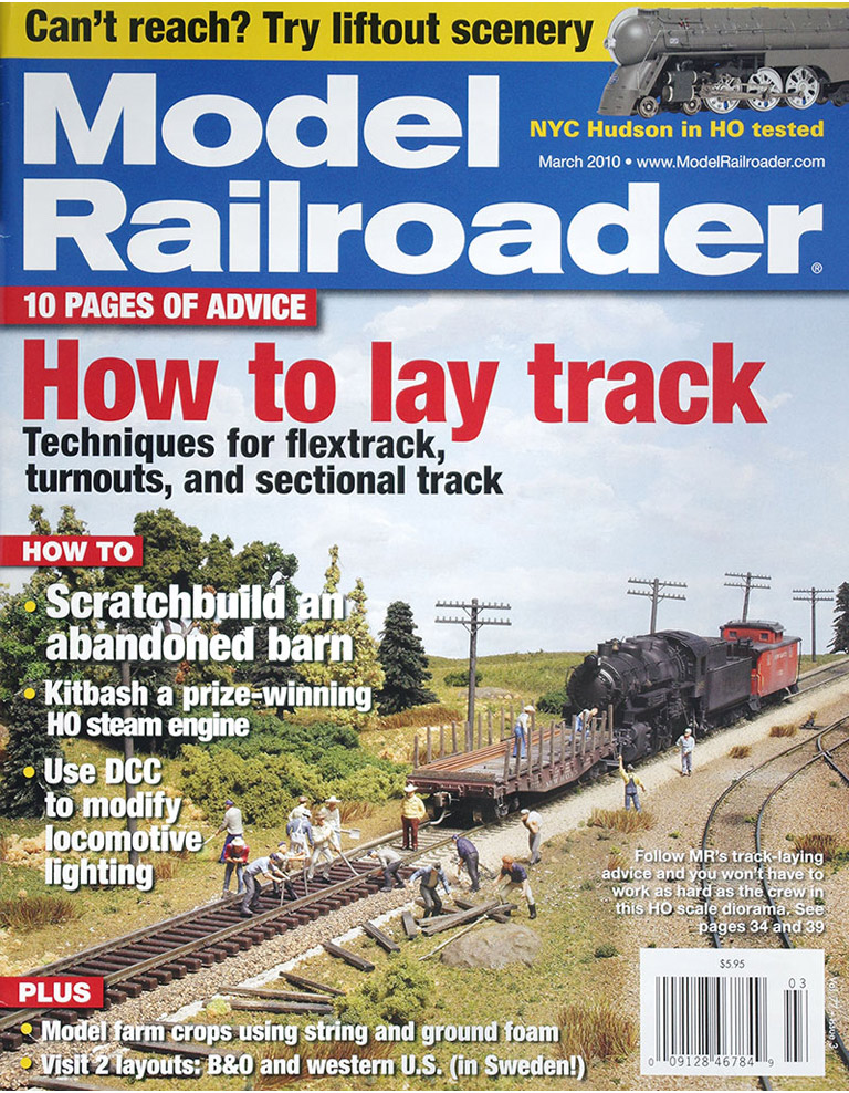 Model Railroader 3/2010