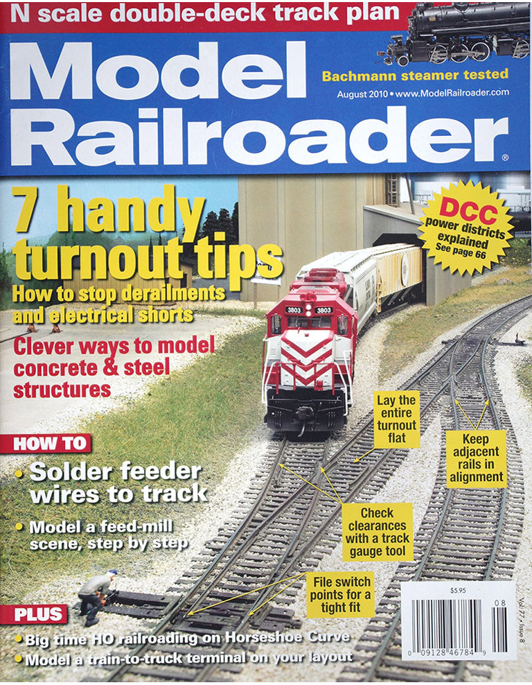 Model Railroader 8/2010