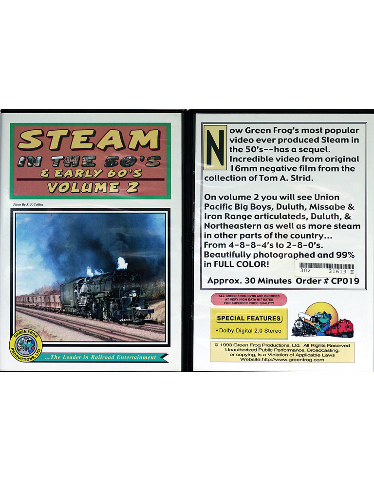 Steam in the 50's & early 60's. Vol.2 (DVD) 