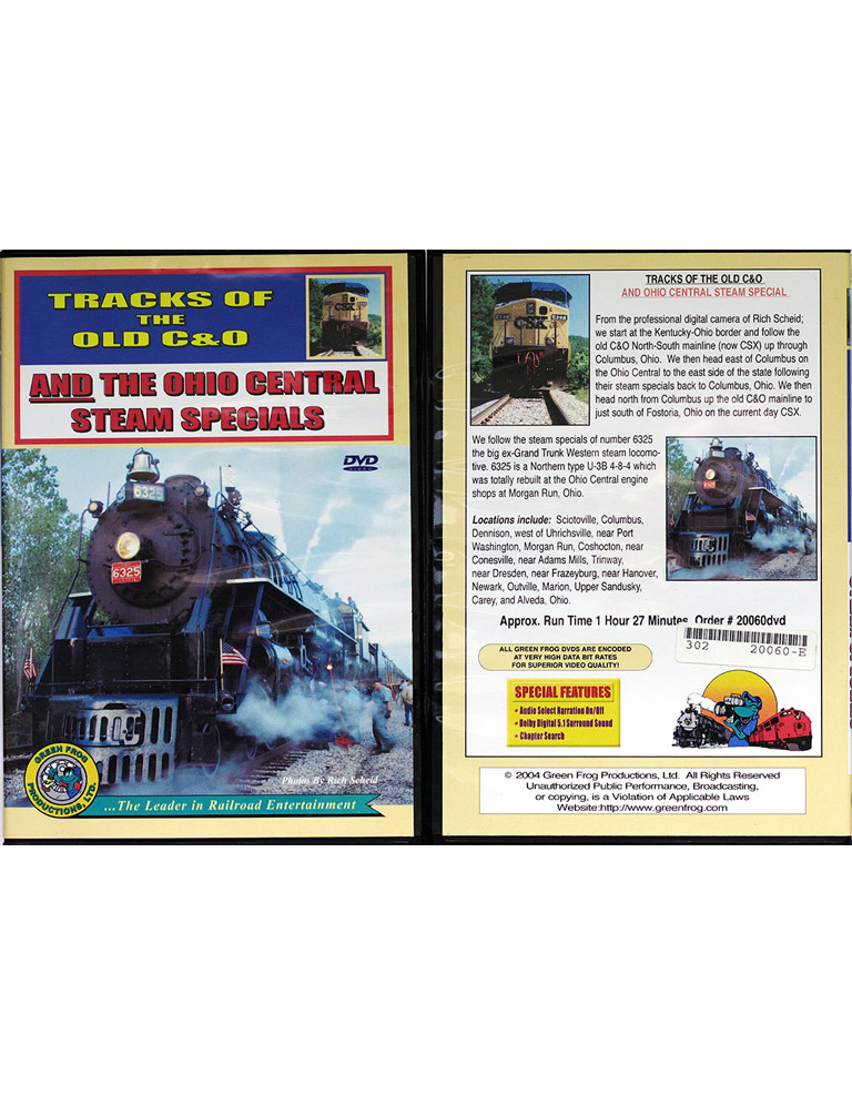 Tracks Of The Old C&O and The Ohio Central Steam Specials (DVD) 