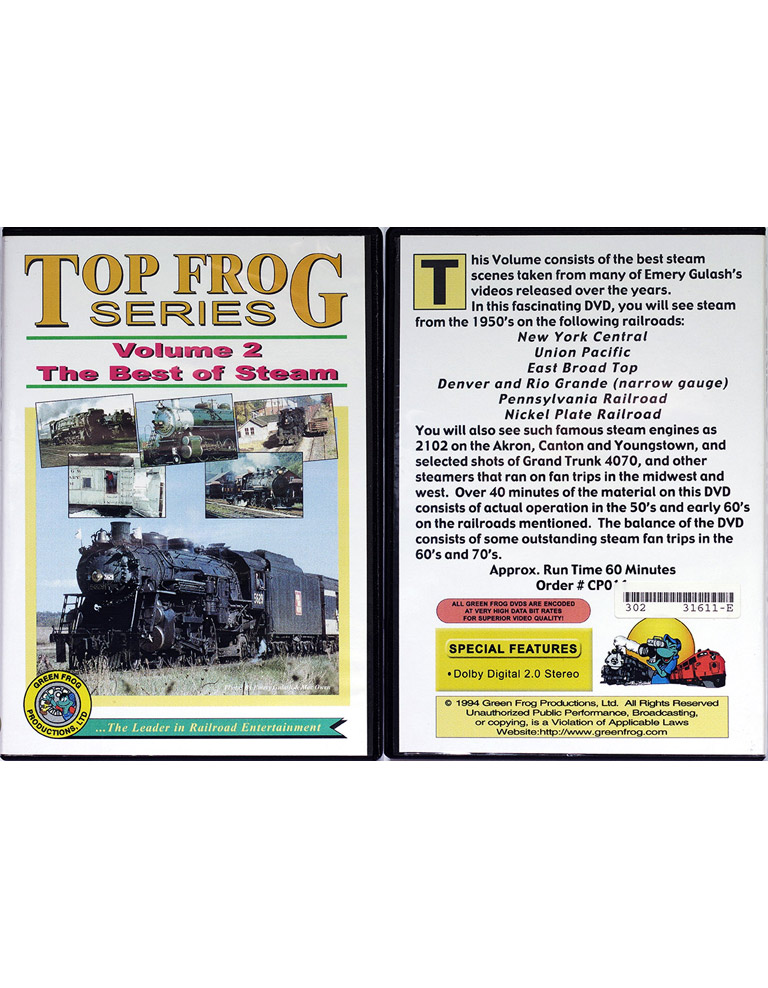  Top Frog Series vol.2 - The Best of Steam (DVD)  в продаже