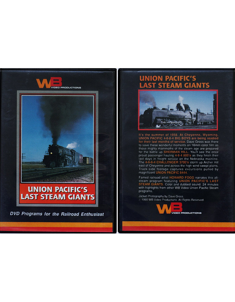 Union Pacific Last Steam Giants.  (DVD) 