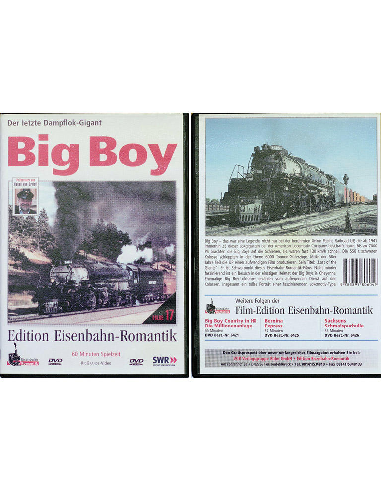  Der letzte Dampflok-Gigant Big Boy (DVD)  в продаже