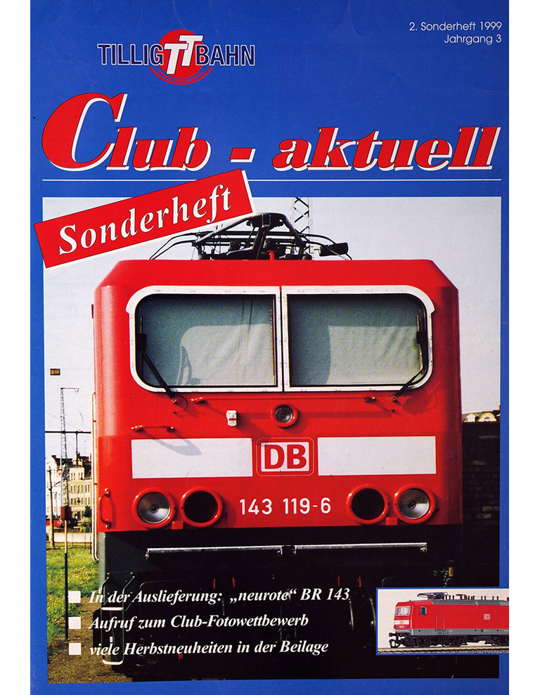  TILLIG TT BAHN Club-aktuell 2/1999 в продаже