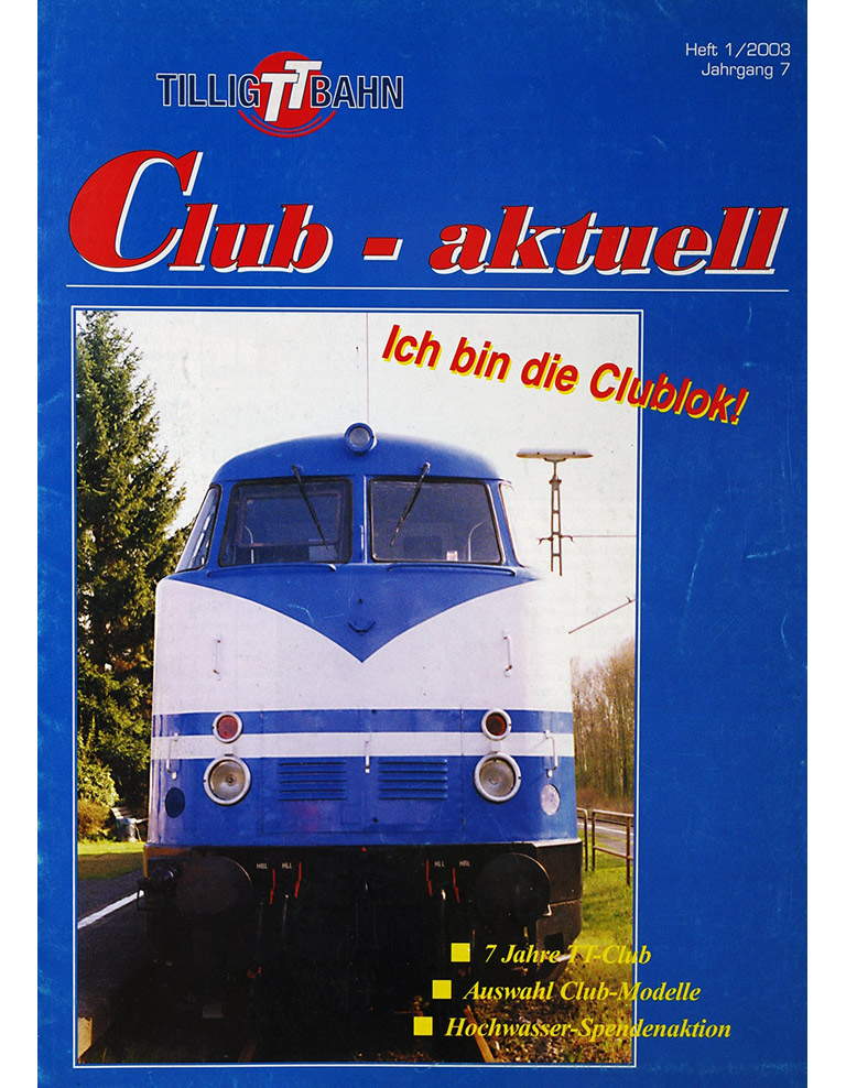  TILLIG TT BAHN Club-aktuell 1/2003 в продаже