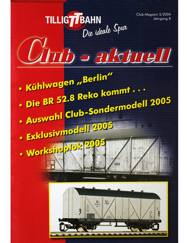 TILLIG TT BAHN Club-aktuell 5/2004 в продаже