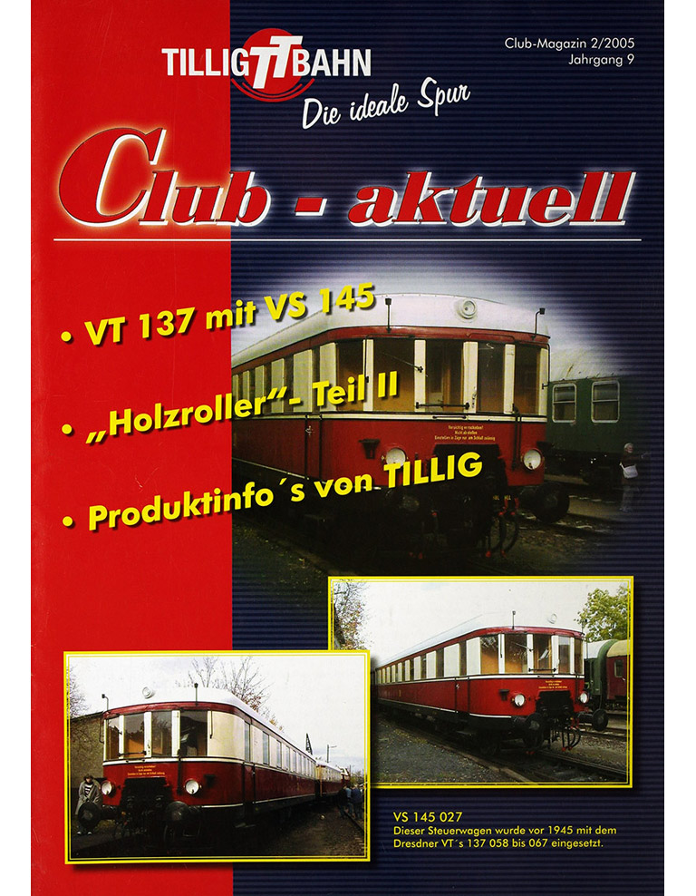 TILLIG TT BAHN Club-aktuell 2/2005 в продаже