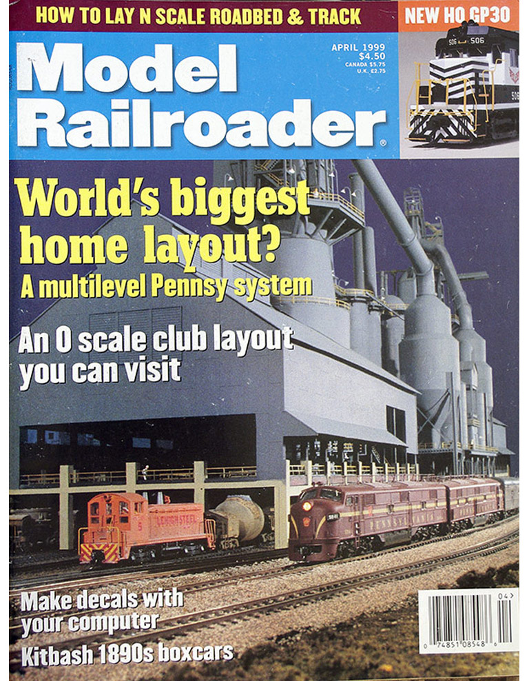  Model Railroader 4/1999 в продаже