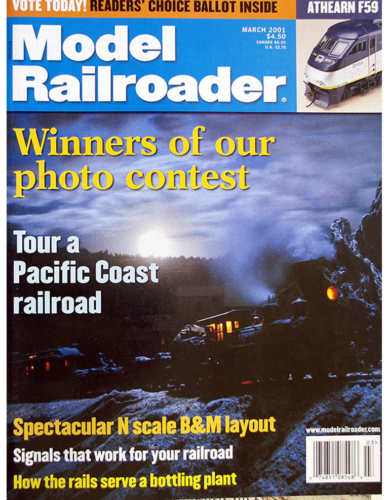  Model Railroader 3/2001 в продаже