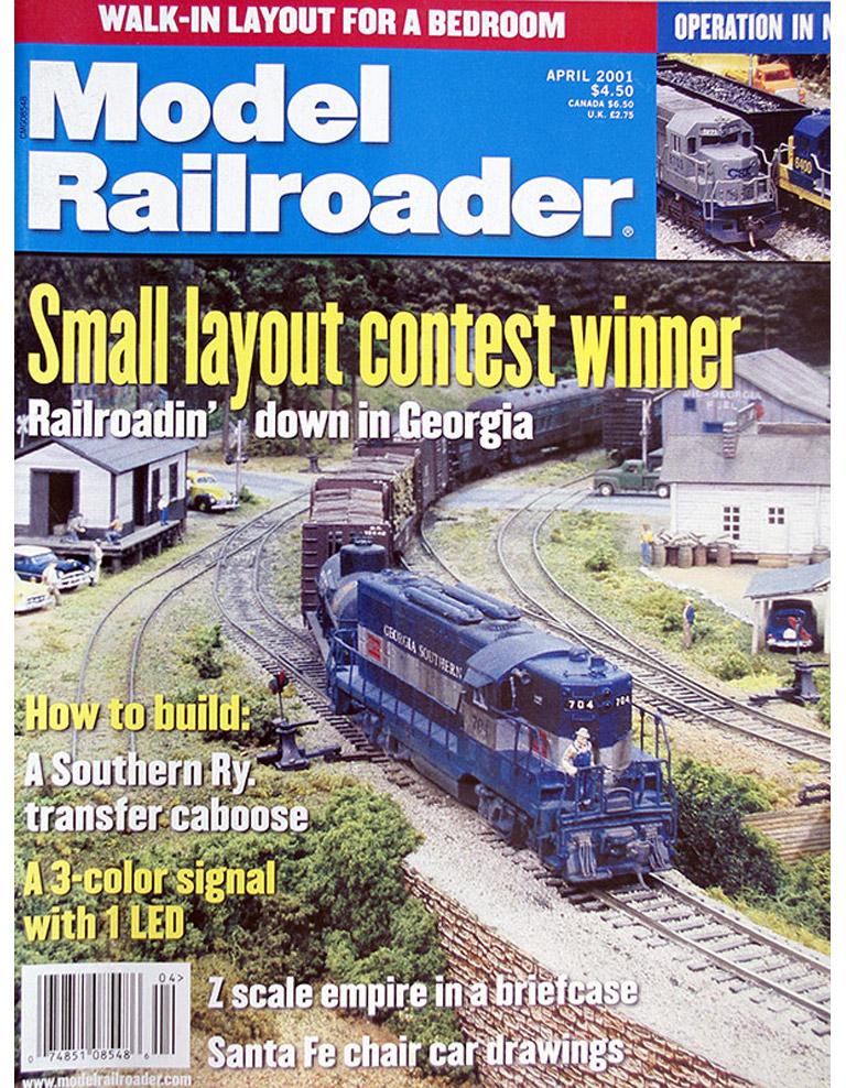  Model Railroader 4/2001 в продаже