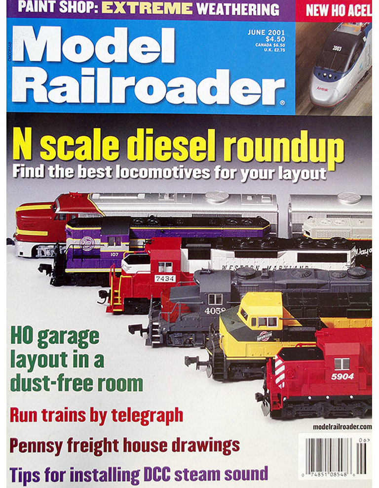 Model Railroader 6/2001