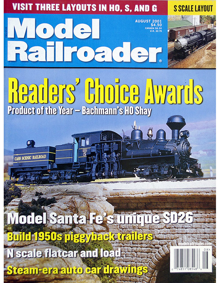 Model Railroader 8/2001